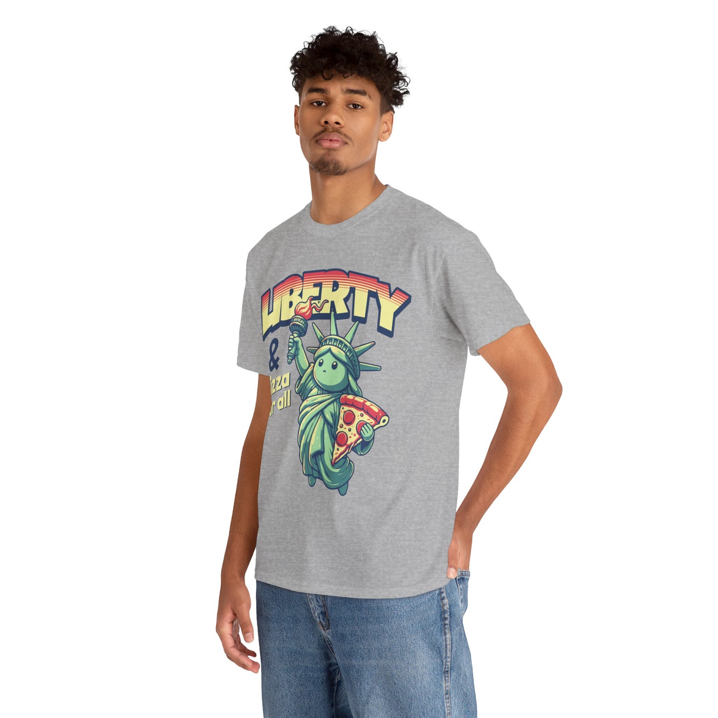 CHEESESTEAK - Pizza (Basic Tee)