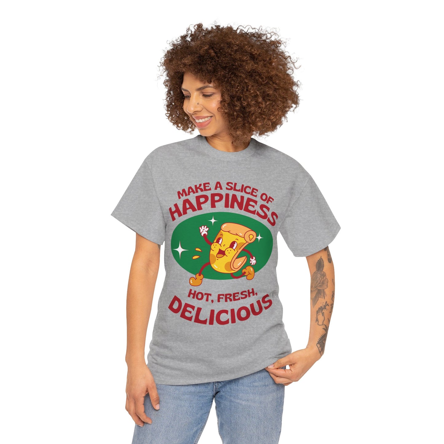 FOUR CHEESE - Pizza (Basic Tee)