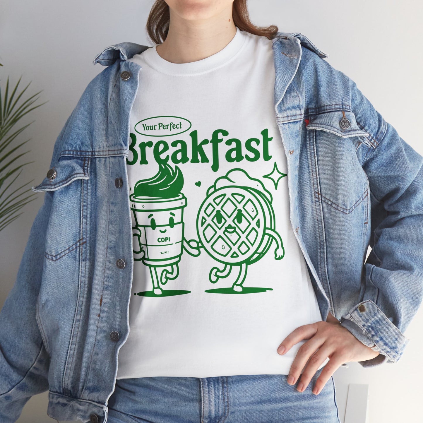 WAFFLE & COFFEE - Breakfast (Basic Tee)