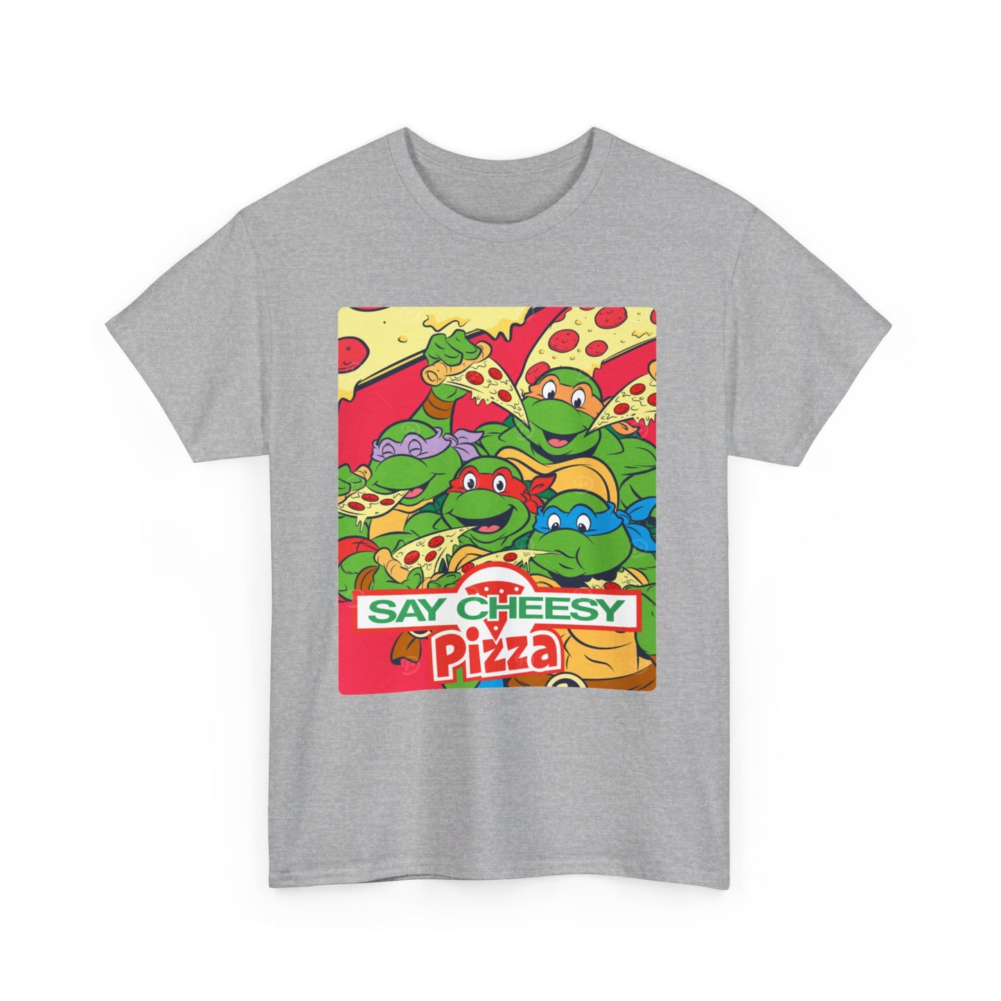 BEEF & BROCCOLI - Pizza (Basic Tee)