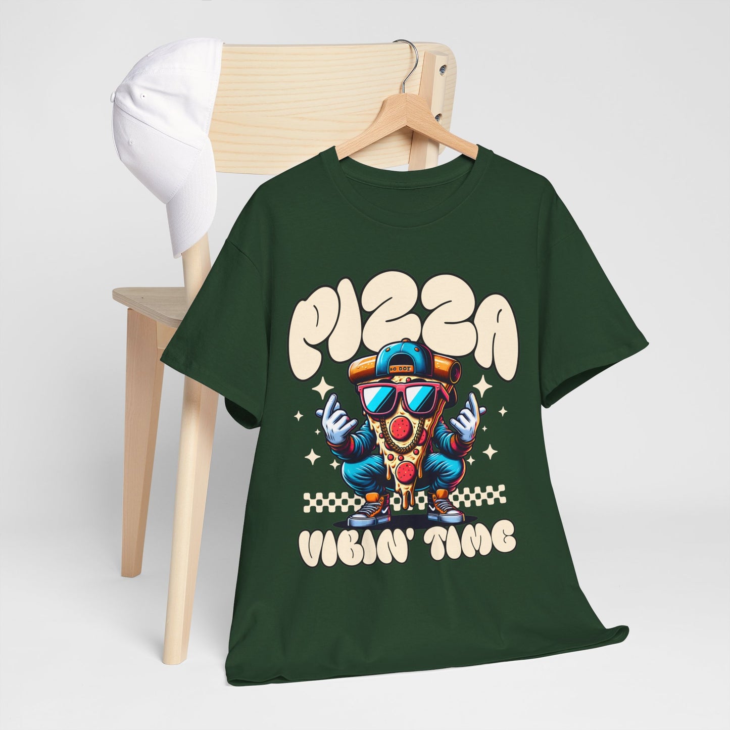 APPLE & CHEDDAR - Pizza (Basic Tee)