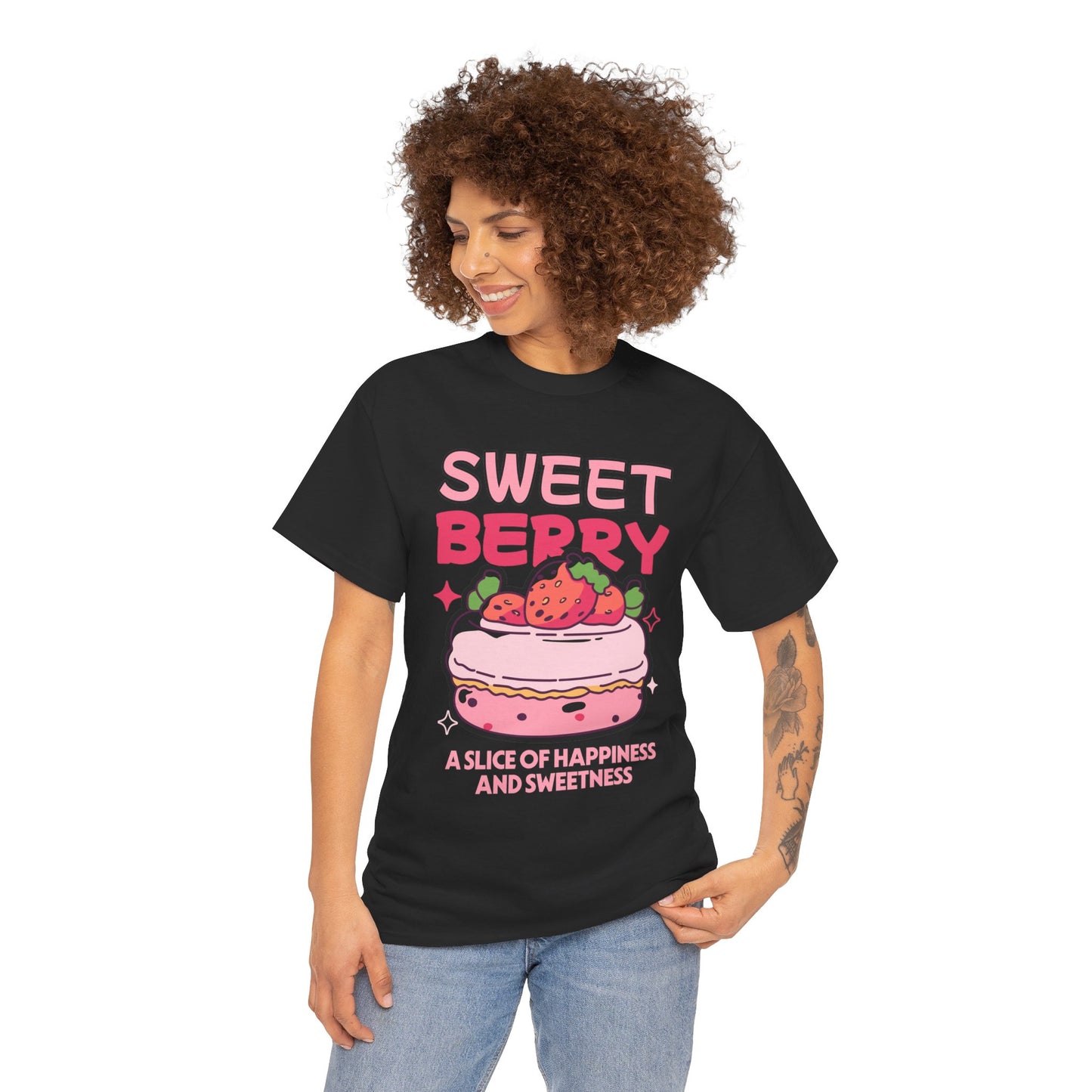 STRAWBERRY CAKE - Dessert (Basic Tee)