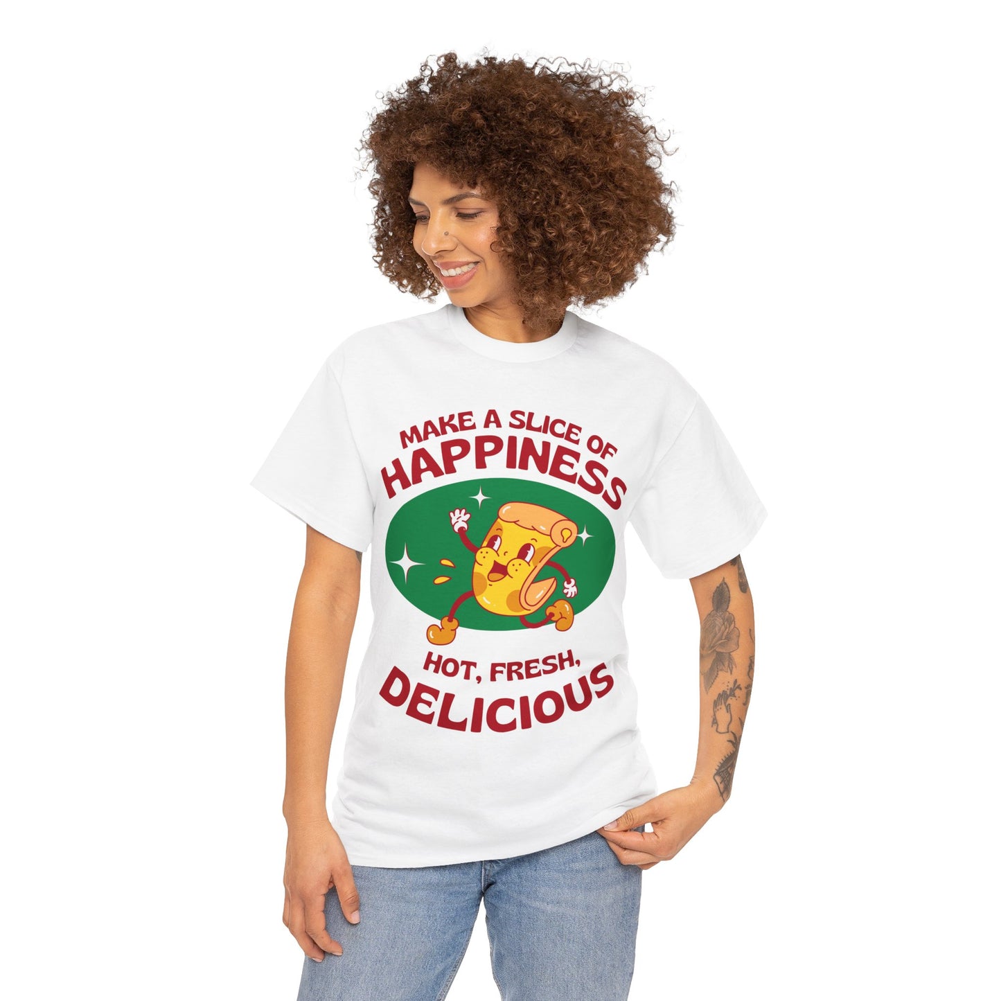 FOUR CHEESE - Pizza (Basic Tee)