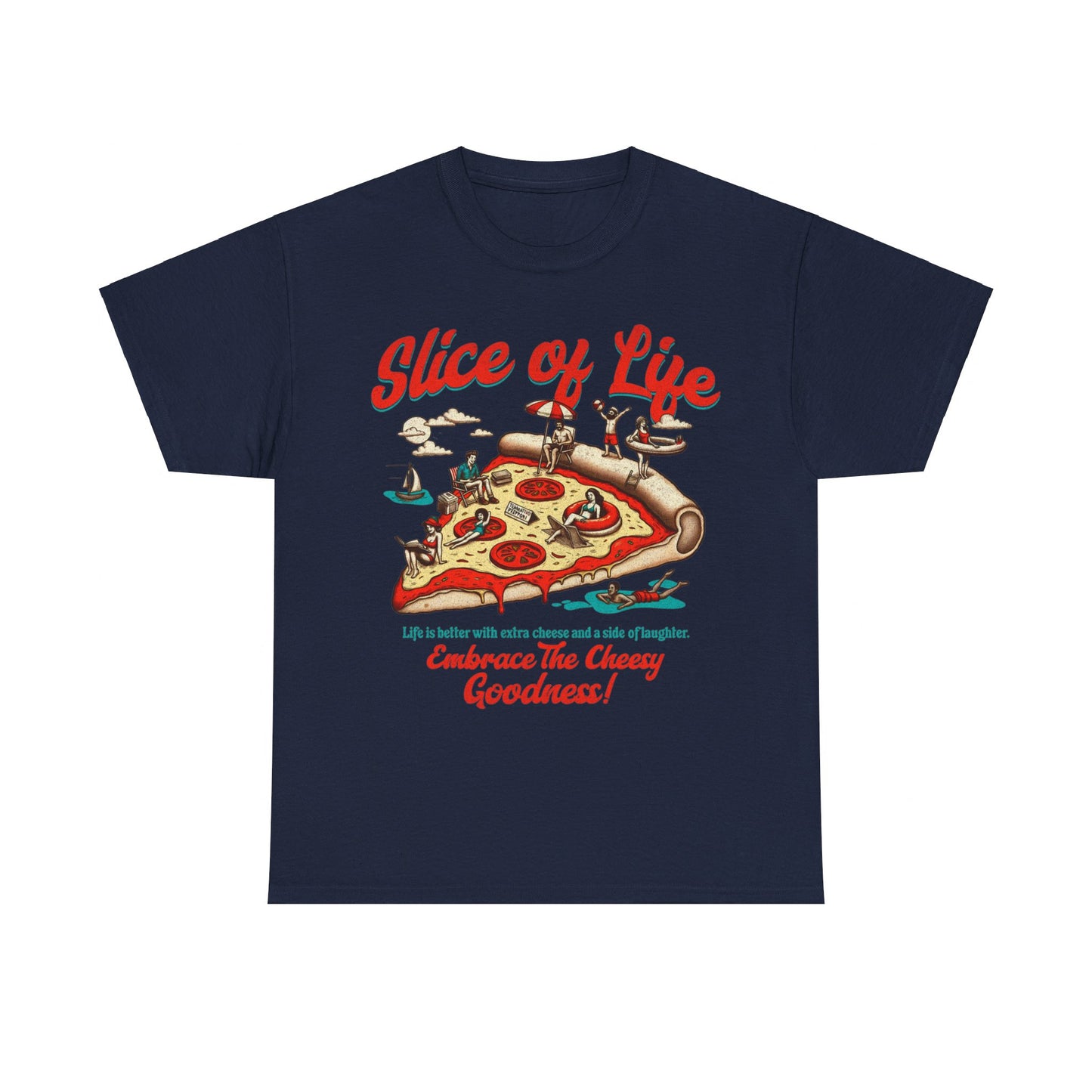 LOBSTER & SPINACH - Pizza (Basic Tee)