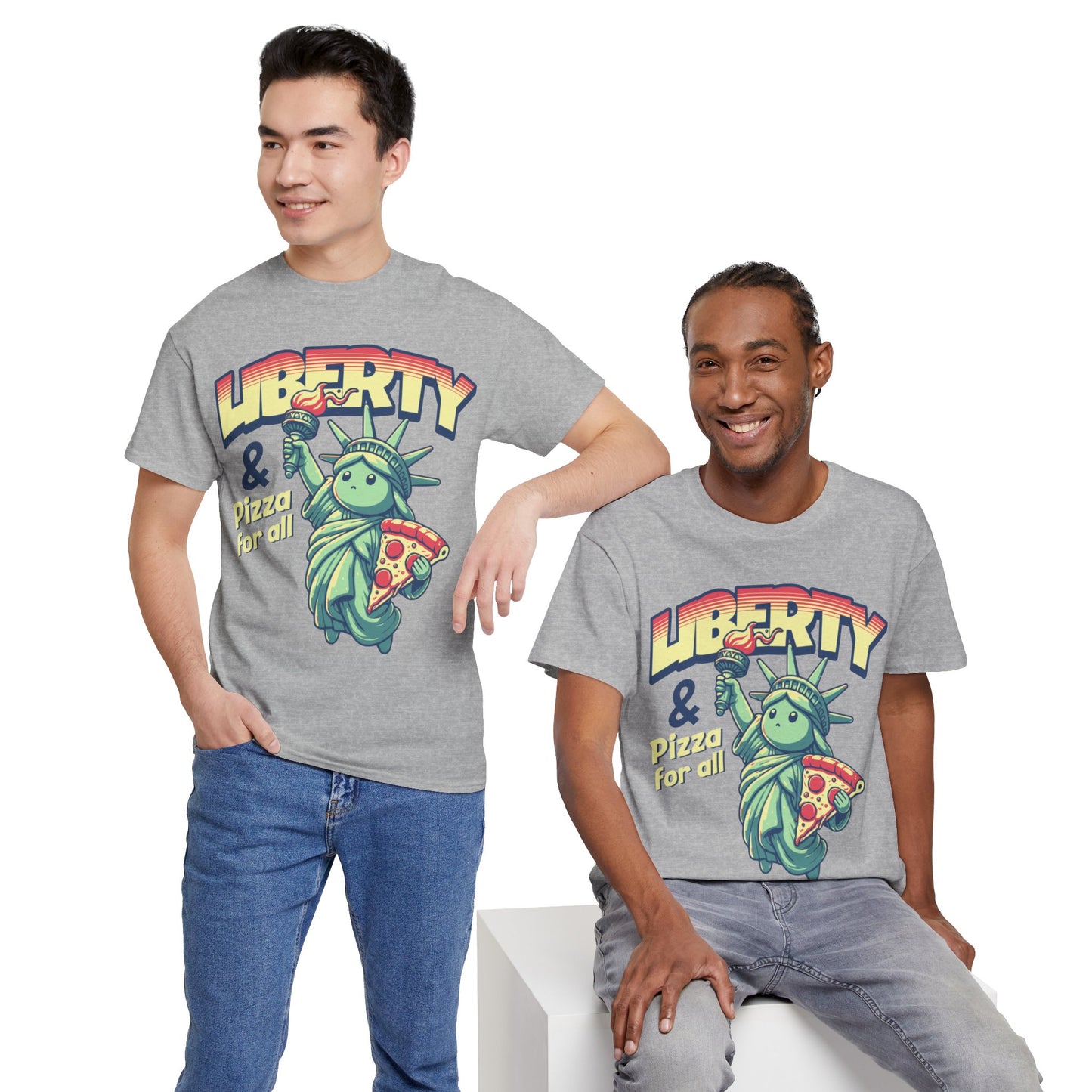 CHEESESTEAK - Pizza (Basic Tee)