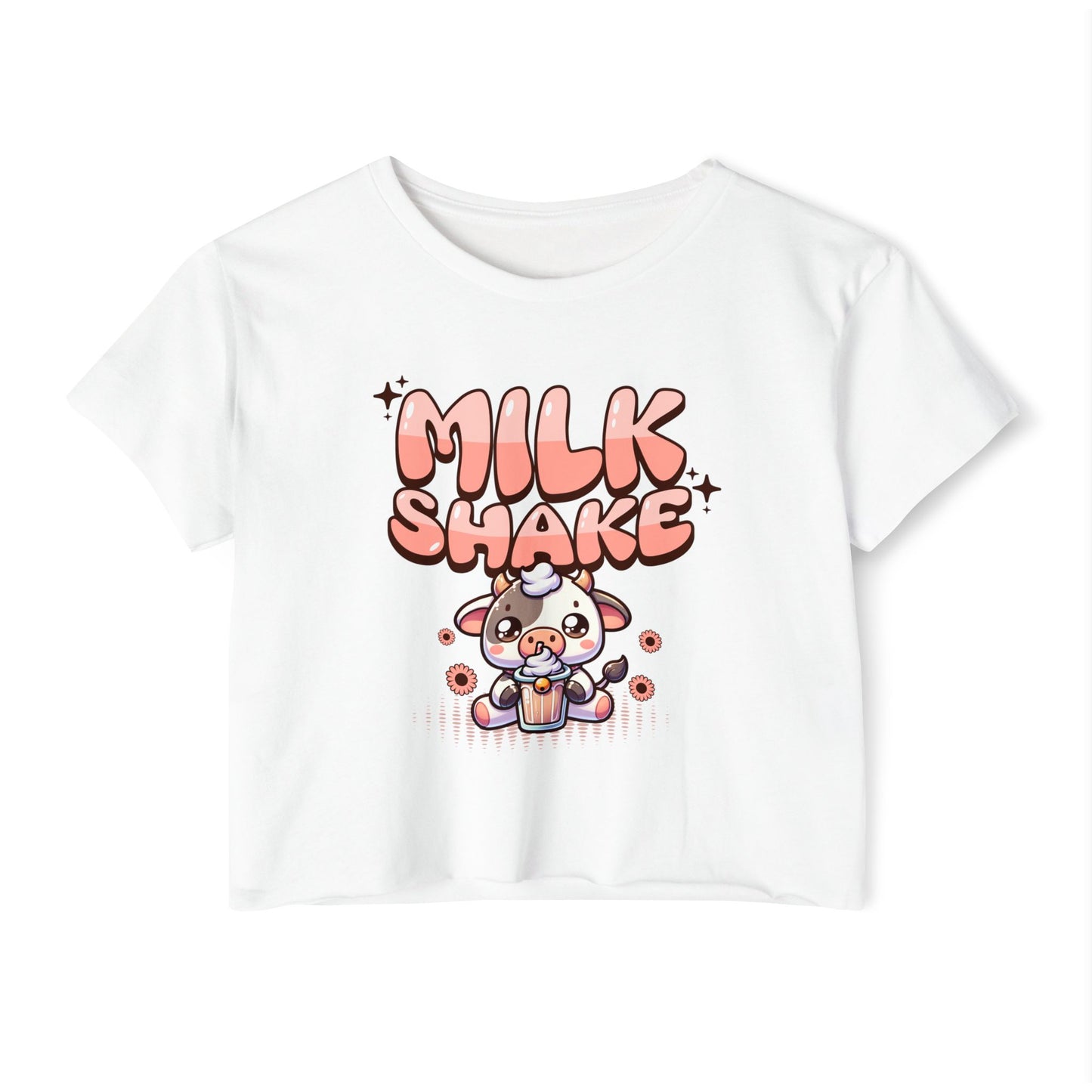 STRAWBERRY MILKSHAKE - Drinks (Crop Top)