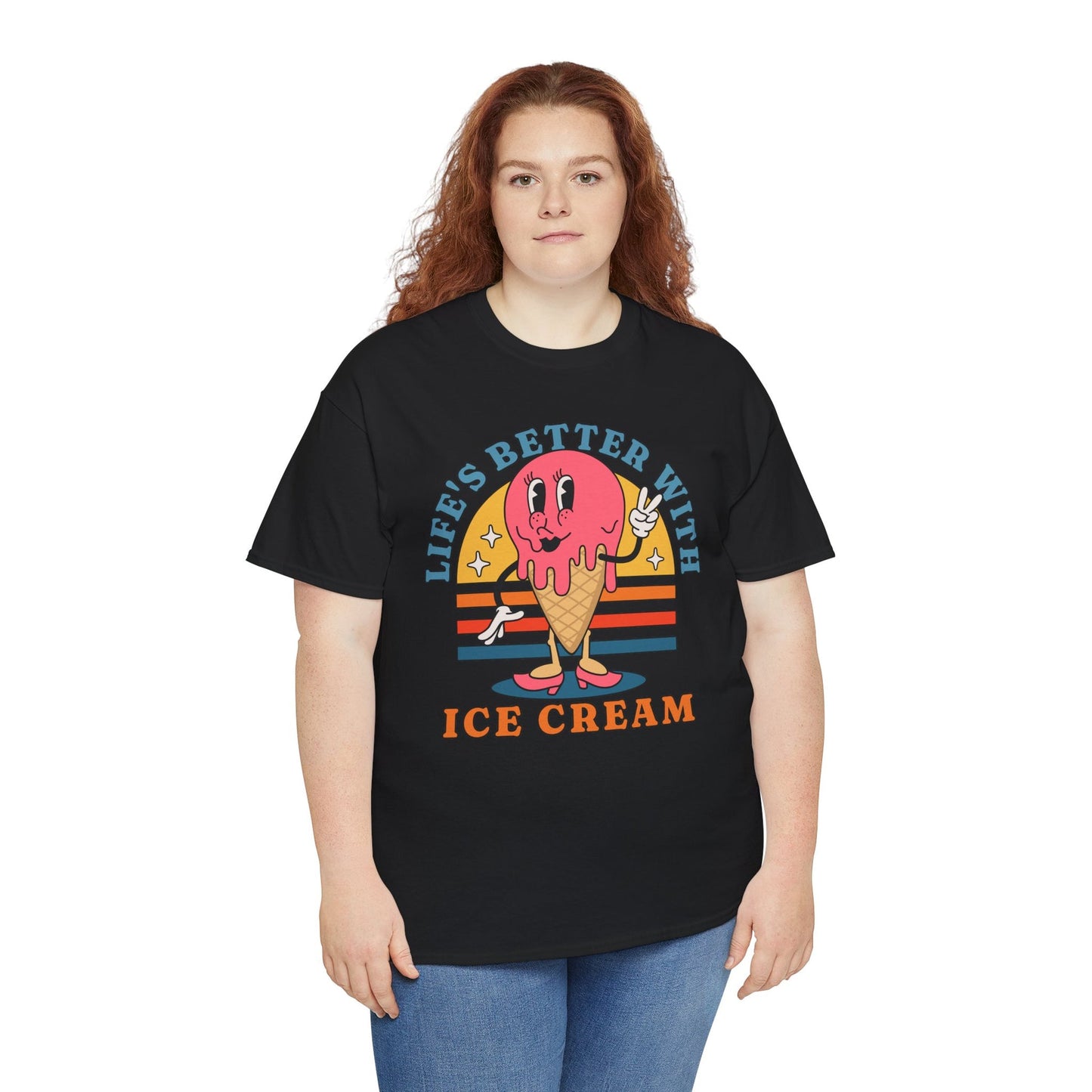 STRAWBERRY ICE CREAM - Dessert (Basic Tee)