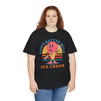 STRAWBERRY ICE CREAM - Dessert (Basic Tee)