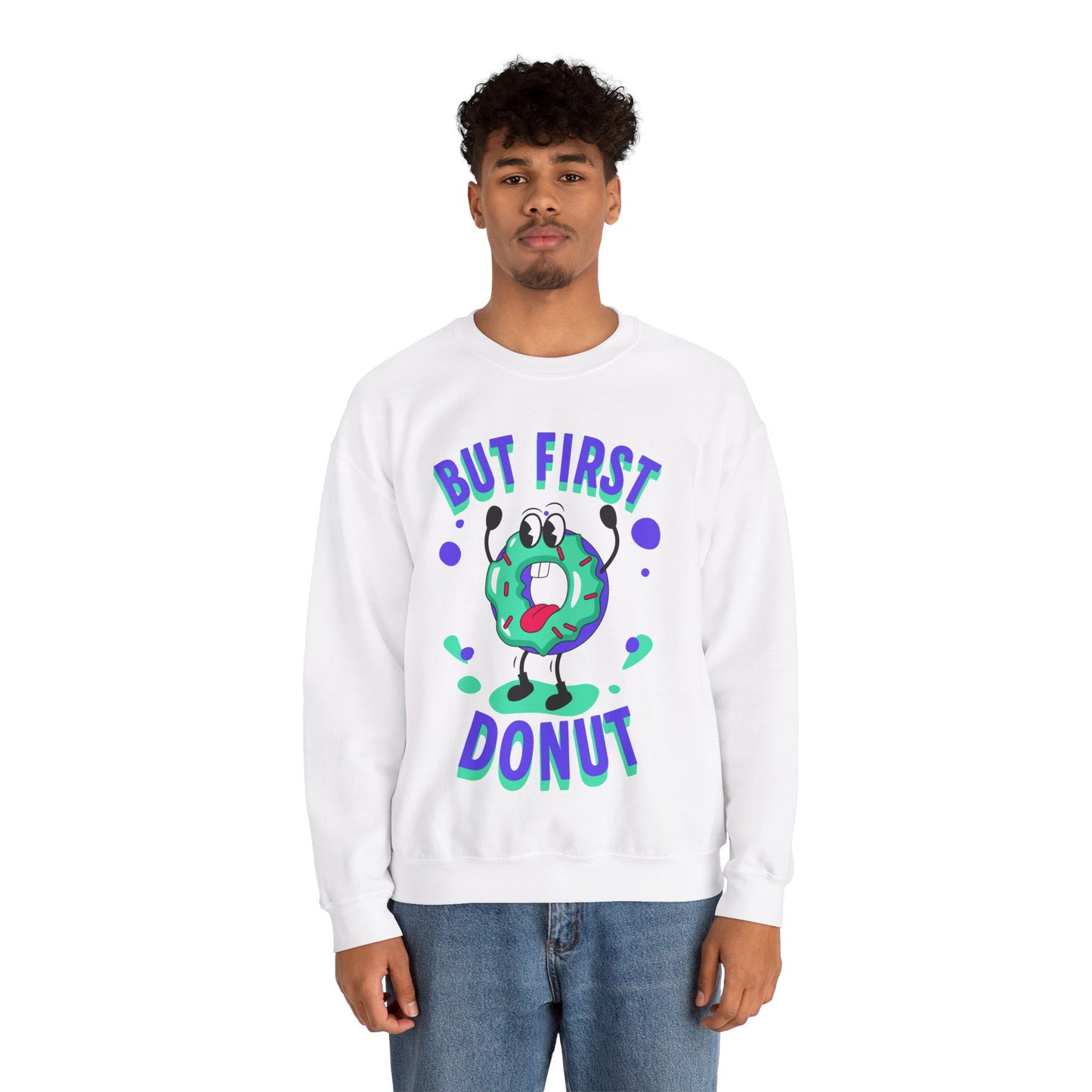 VANILLA FROSTED DONUT - Dessert (Sweatshirt)