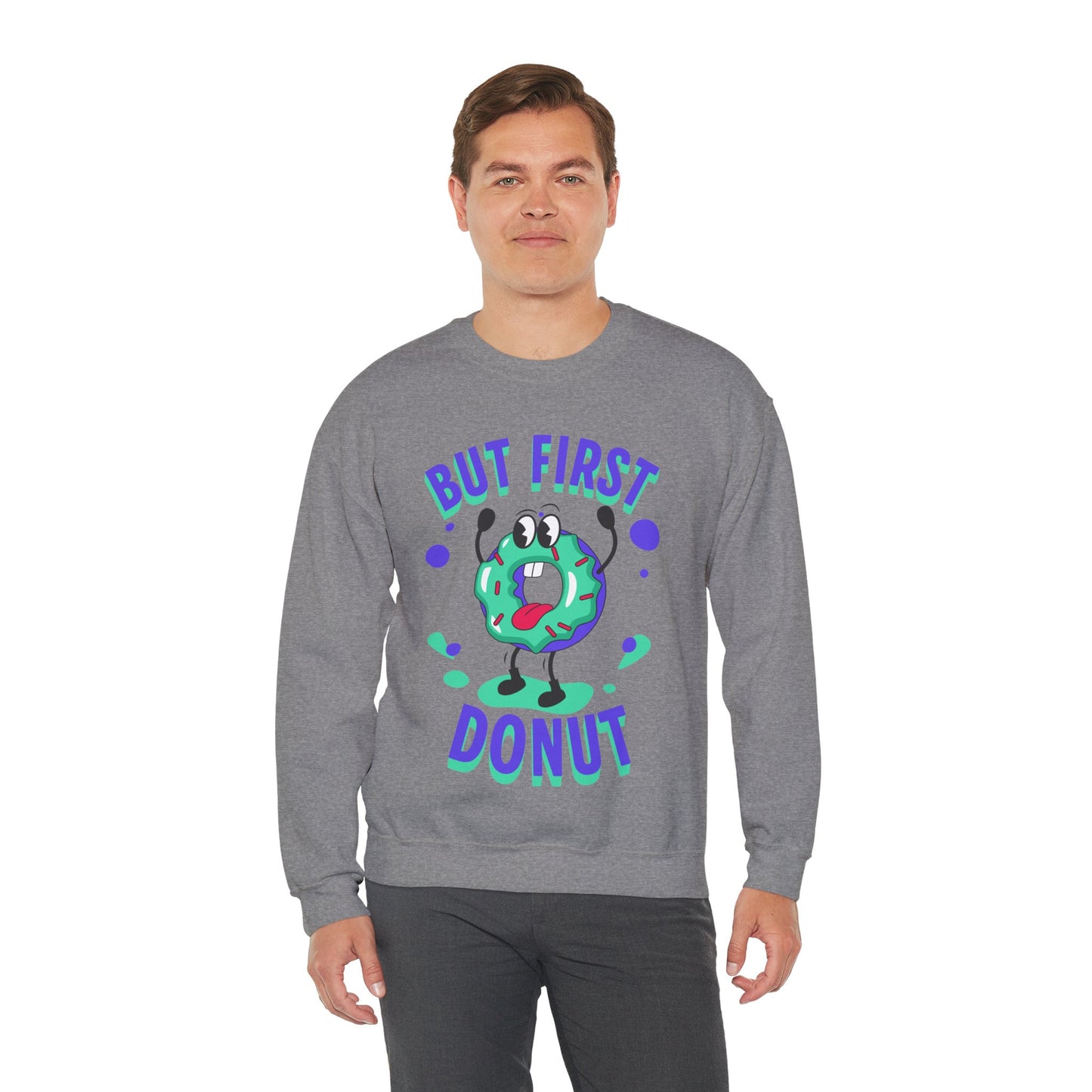 VANILLA FROSTED DONUT - Dessert (Sweatshirt)