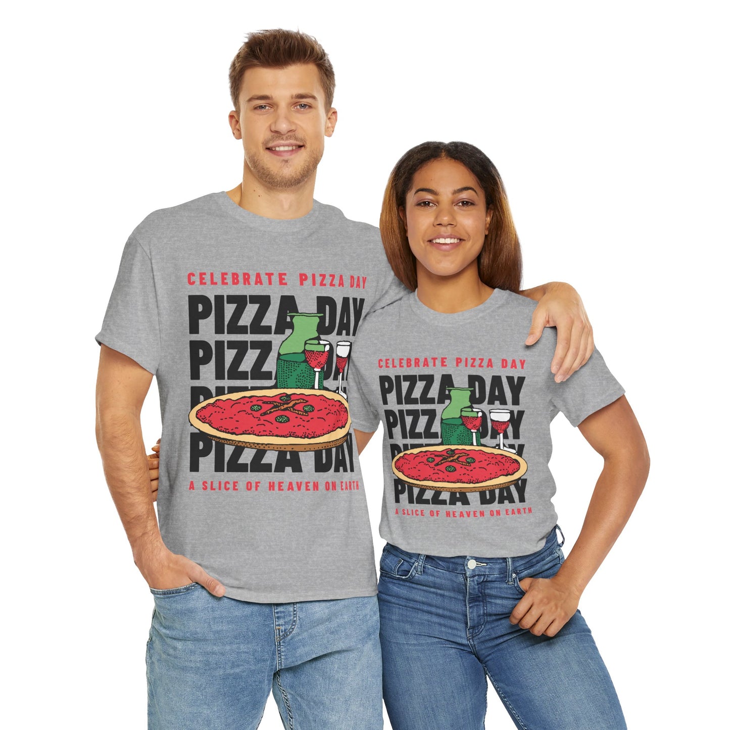 SALAMI & PEPPERS - Pizza (Basic Tee)