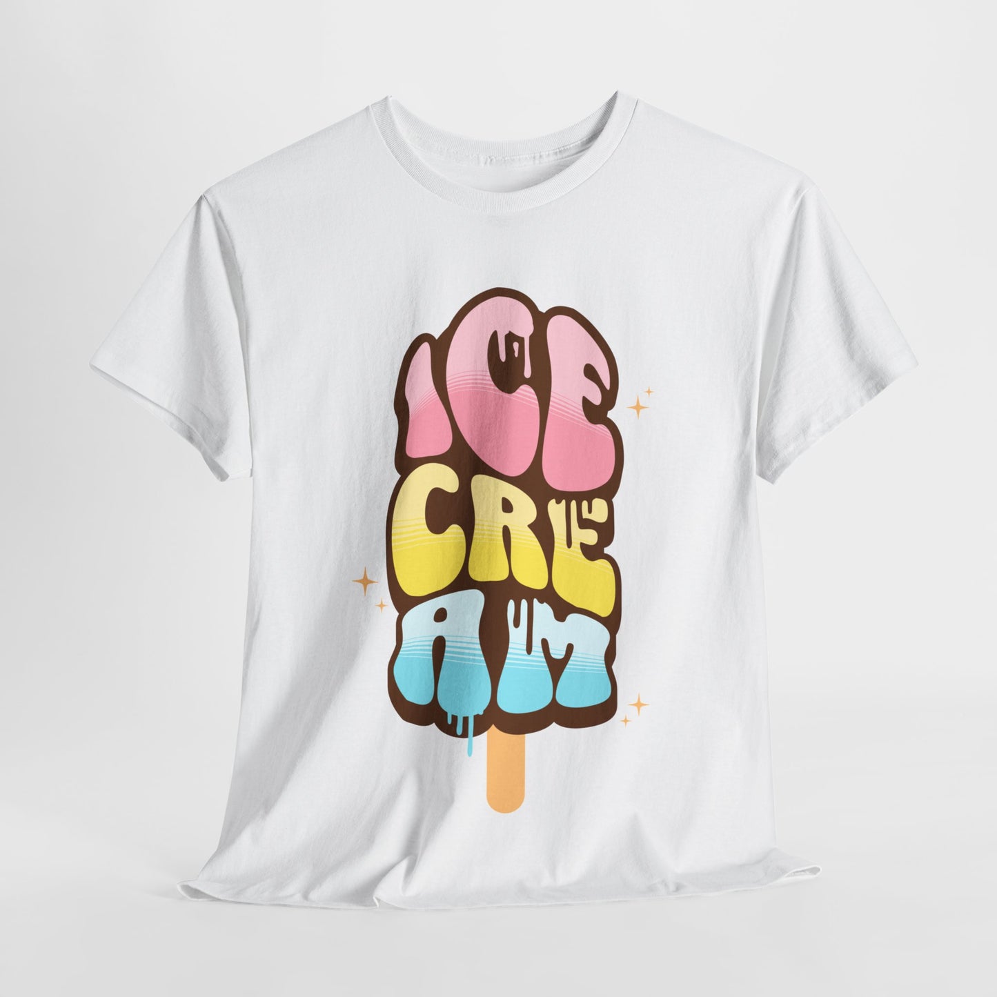 COTTON CANDY ICE CREAM - Dessert (Basic Tee)