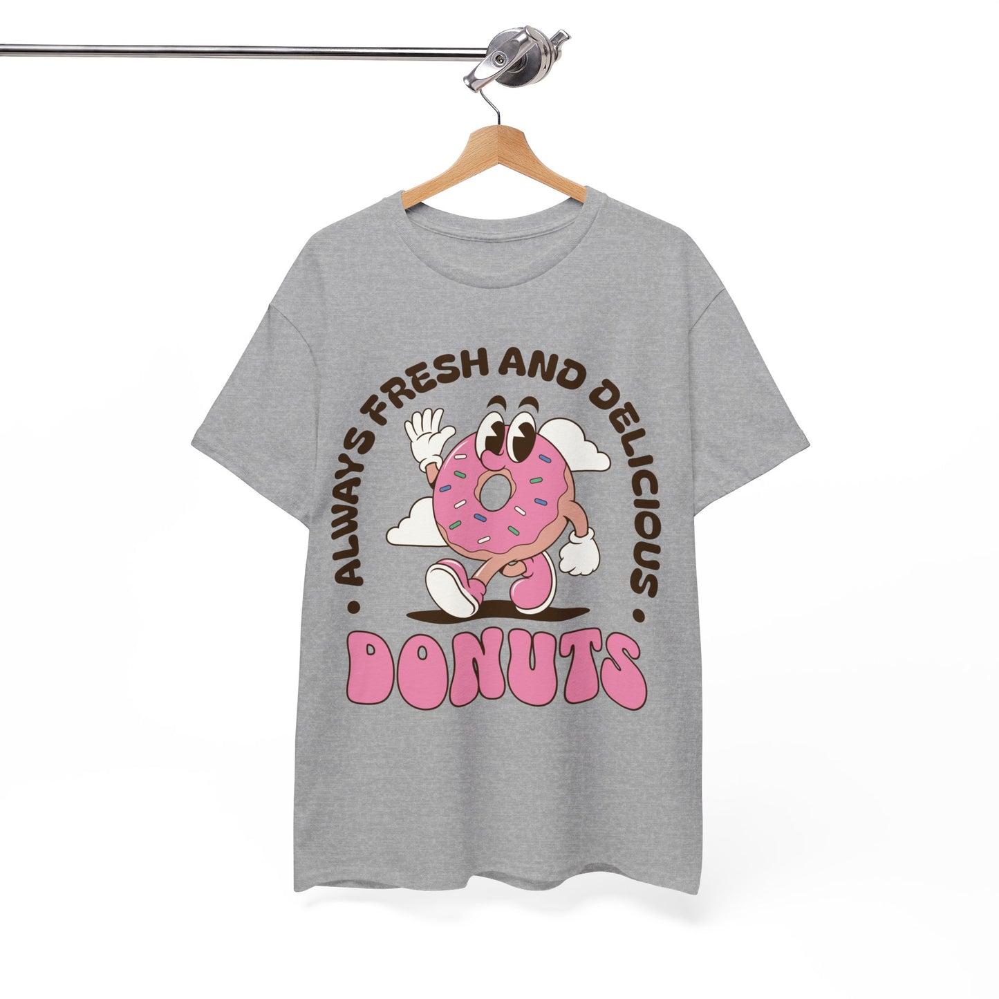 RASPBERRY GLAZED DONUT - Dessert (Basic Tee)