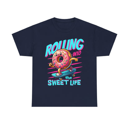 CINNAMON ROLL DONUT - Dessert (Basic Tee)