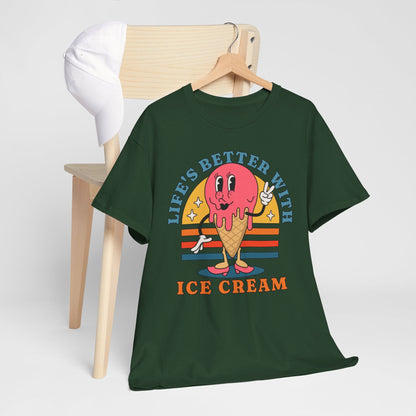 STRAWBERRY ICE CREAM - Dessert (Basic Tee)