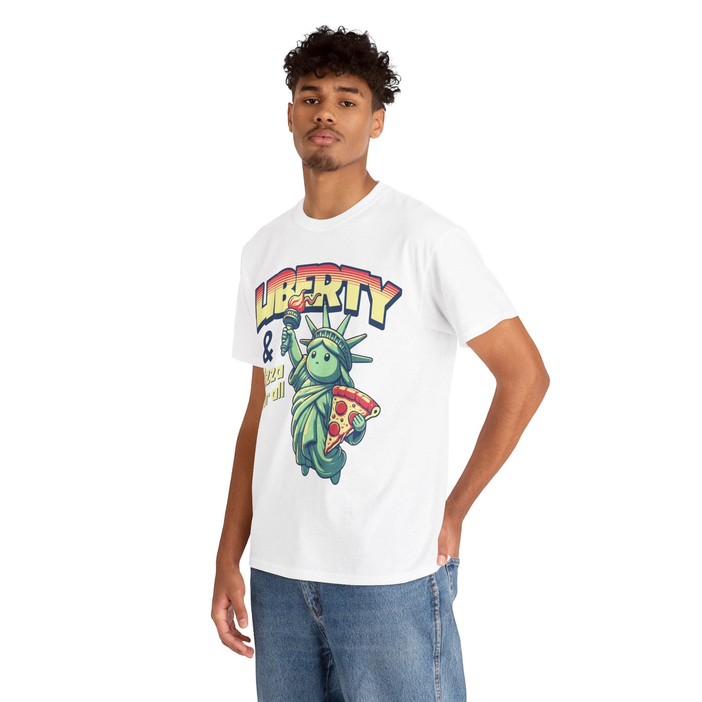 CHEESESTEAK - Pizza (Basic Tee)