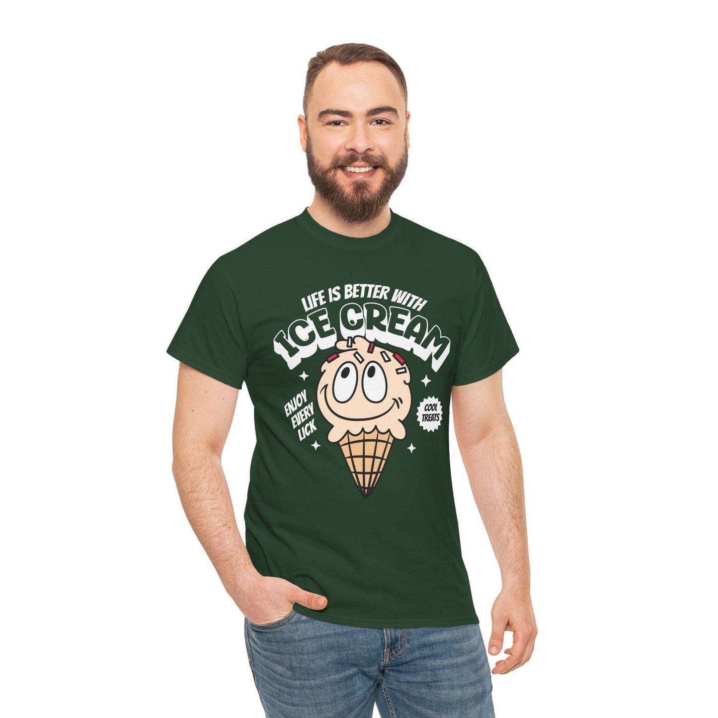 COOKIES & CREAM ICE CREAM - Dessert (Basic Tee)