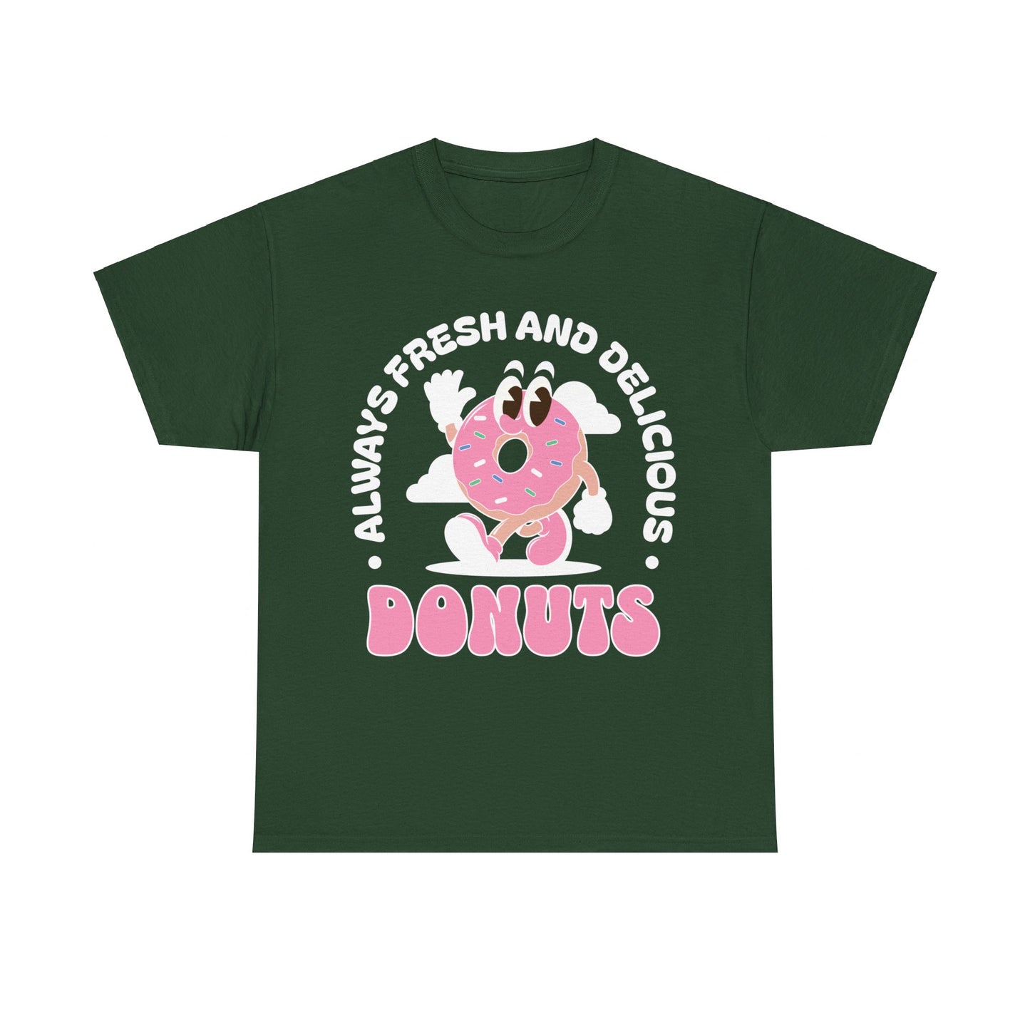 RASPBERRY GLAZED DONUT - Dessert (Basic Tee)