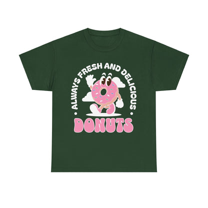 RASPBERRY GLAZED DONUT - Dessert (Basic Tee)