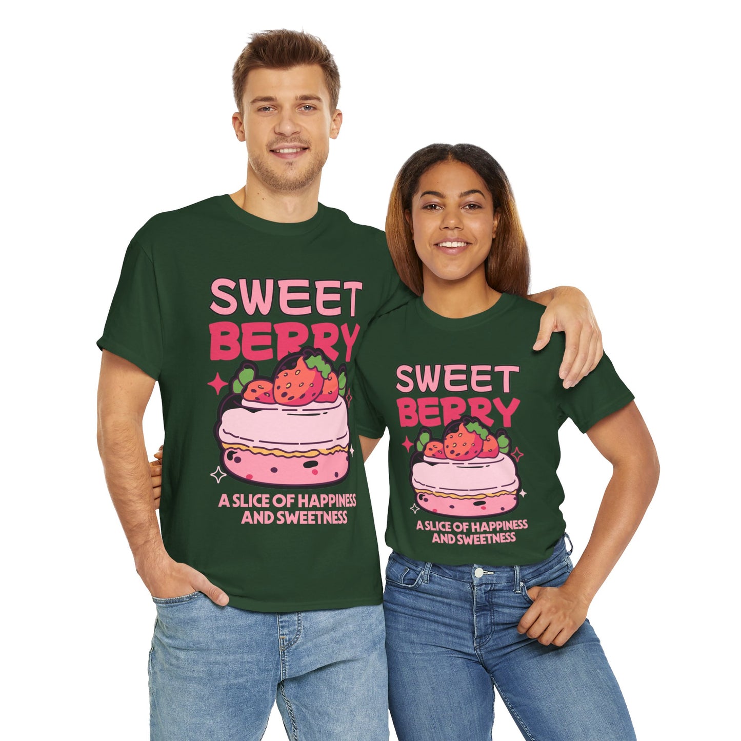 STRAWBERRY CAKE - Dessert (Basic Tee)