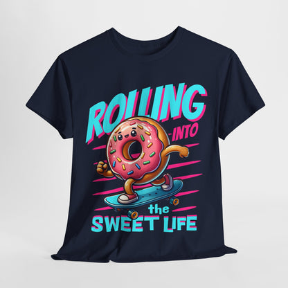 CINNAMON ROLL DONUT - Dessert (Basic Tee)