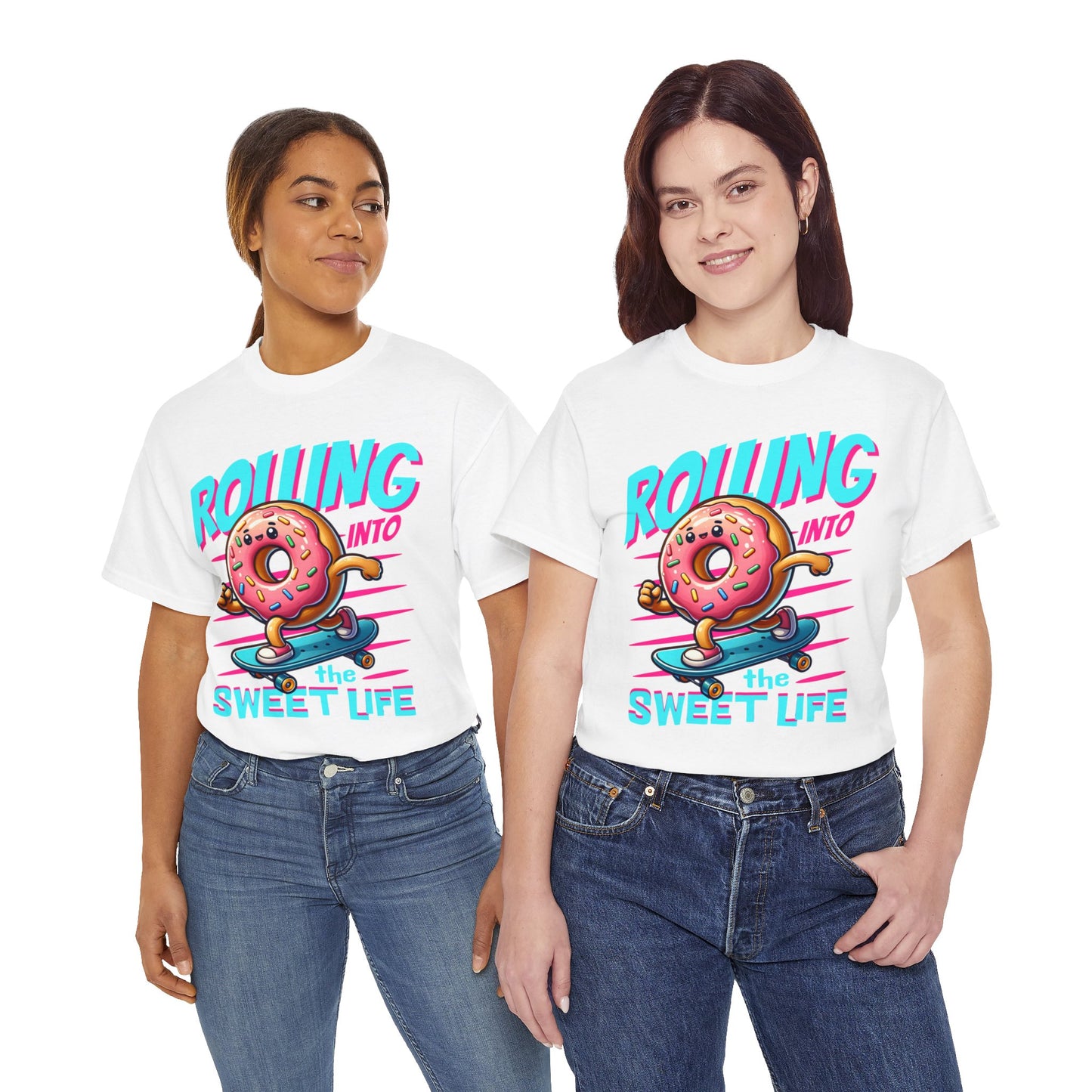 CINNAMON ROLL DONUT - Dessert (Basic Tee)