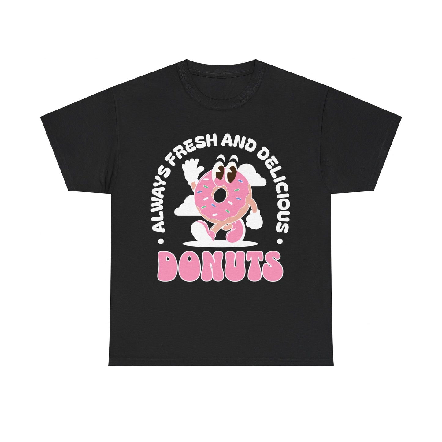 RASPBERRY GLAZED DONUT - Dessert (Basic Tee)