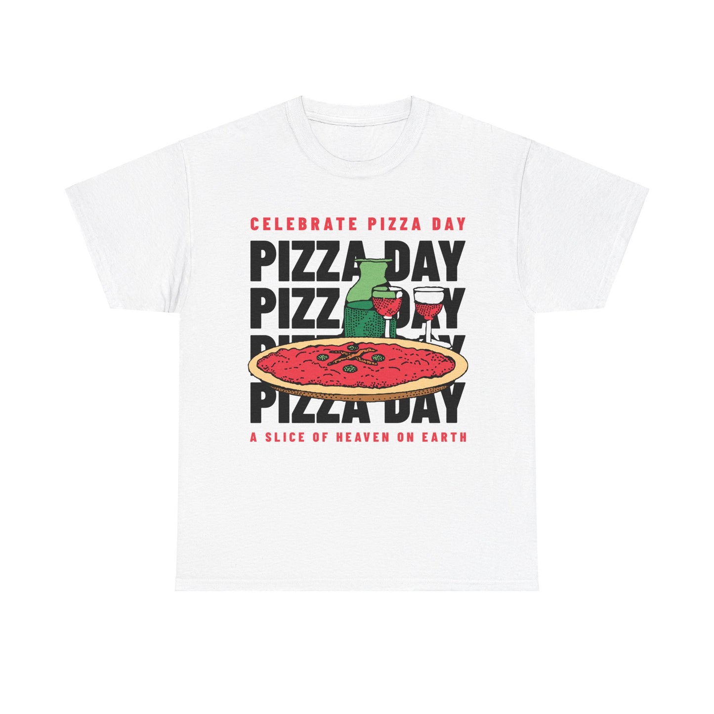 SALAMI & PEPPERS - Pizza (Basic Tee)