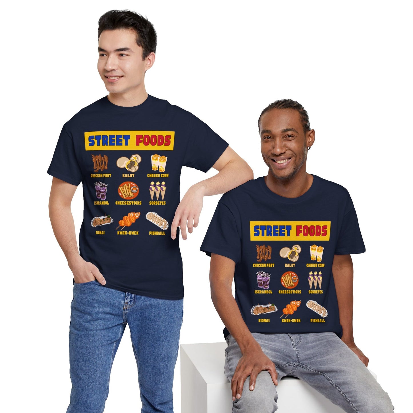 PINOY STREET FOODS 2 - Filipino Food (Basic Tee)