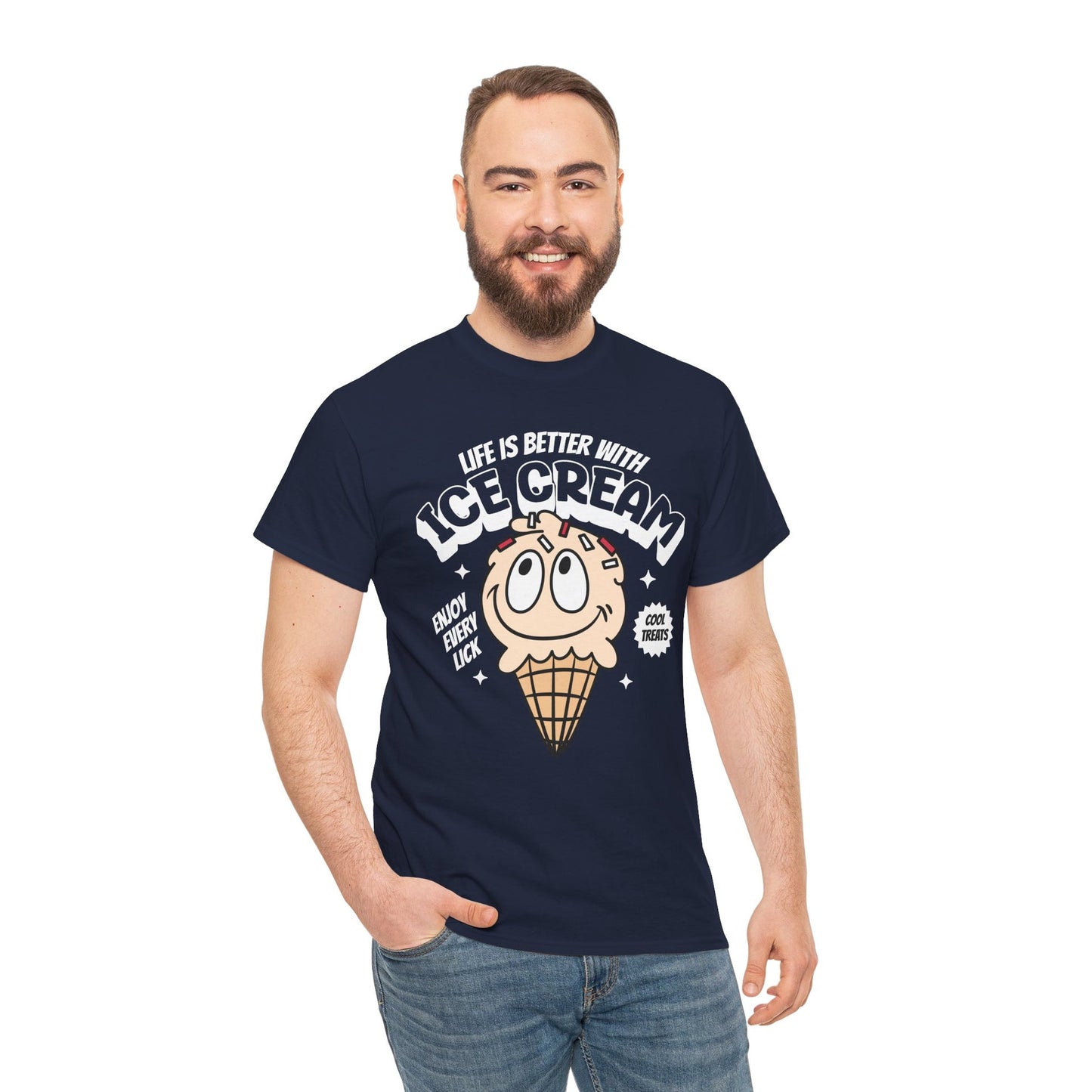 COOKIES & CREAM ICE CREAM - Dessert (Basic Tee)
