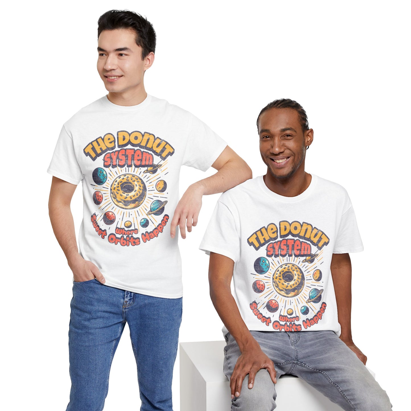 CINNAMON ROLL SUGAR DONUT - Dessert (Basic Tee)