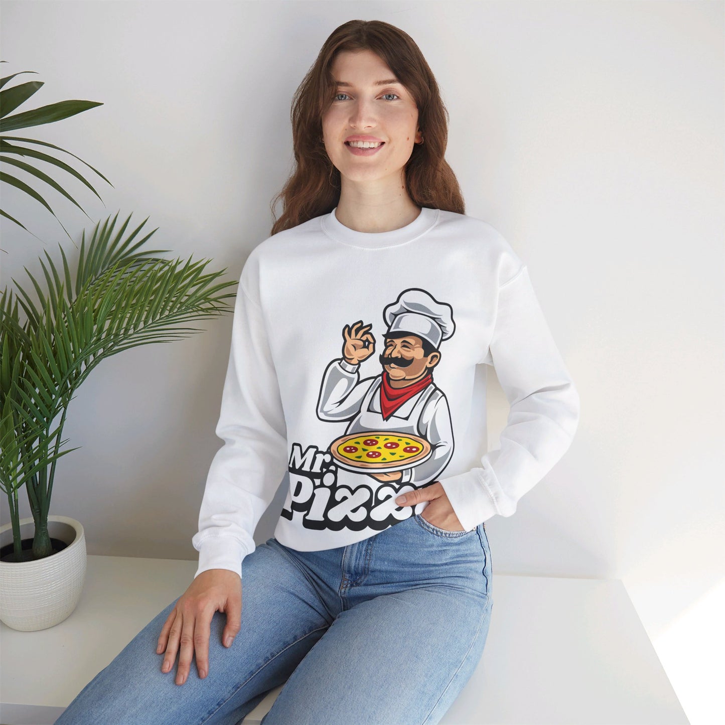 GARLIC CHICKEN - Pizza (Sweatshirt)