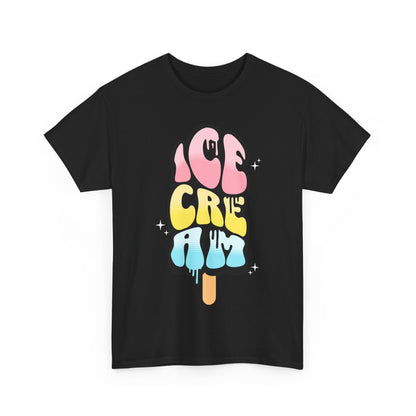 COTTON CANDY ICE CREAM - Dessert (Basic Tee)