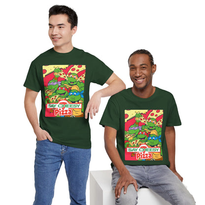 BEEF & BROCCOLI - Pizza (Basic Tee)