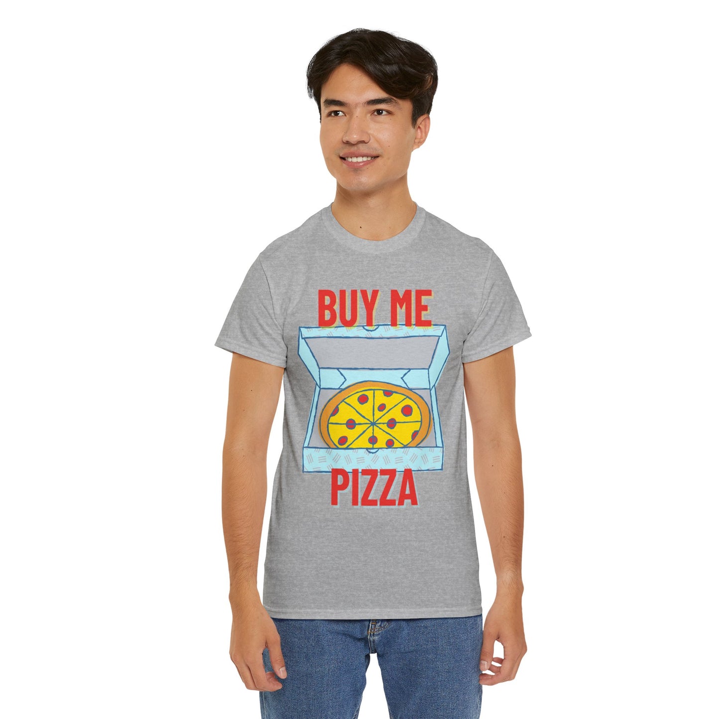 CHICKEN ALFREDO - Pizza (Basic Tee)