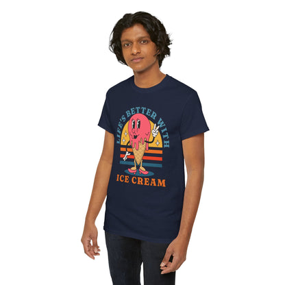 STRAWBERRY ICE CREAM - Dessert (Basic Tee)