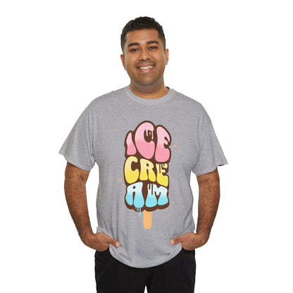 COTTON CANDY ICE CREAM - Dessert (Basic Tee)