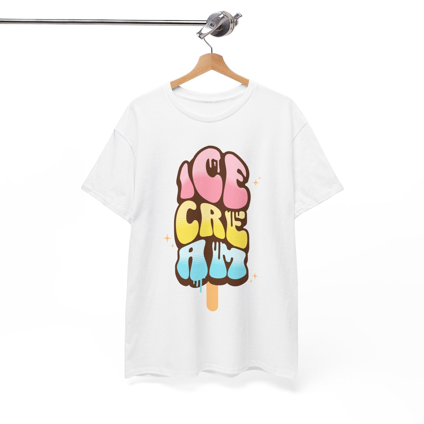 COTTON CANDY ICE CREAM - Dessert (Basic Tee)