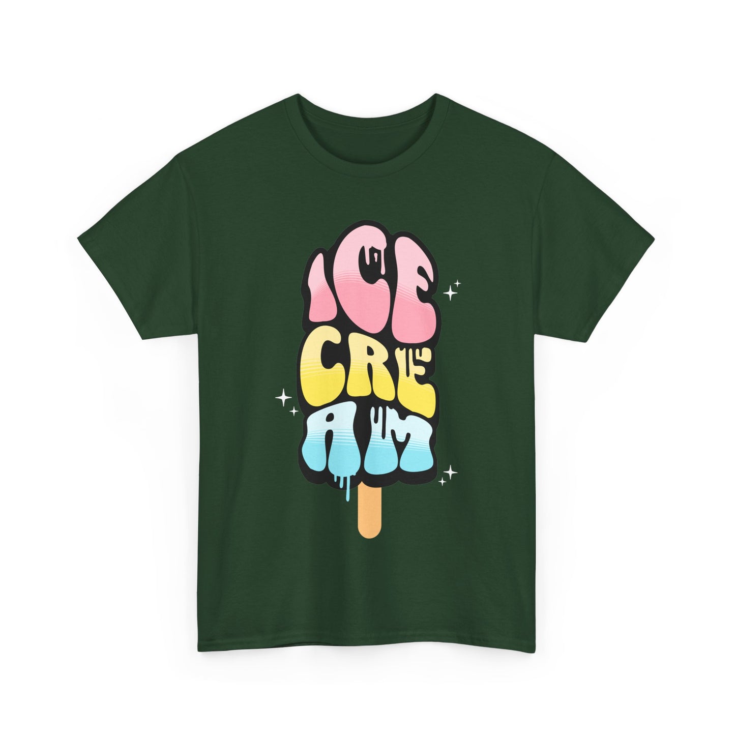 COTTON CANDY ICE CREAM - Dessert (Basic Tee)