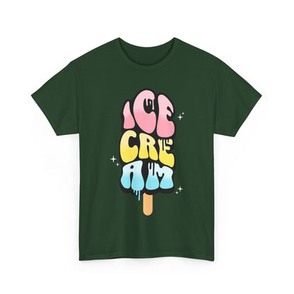 COTTON CANDY ICE CREAM - Dessert (Basic Tee)