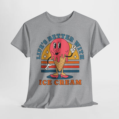 STRAWBERRY ICE CREAM - Dessert (Basic Tee)