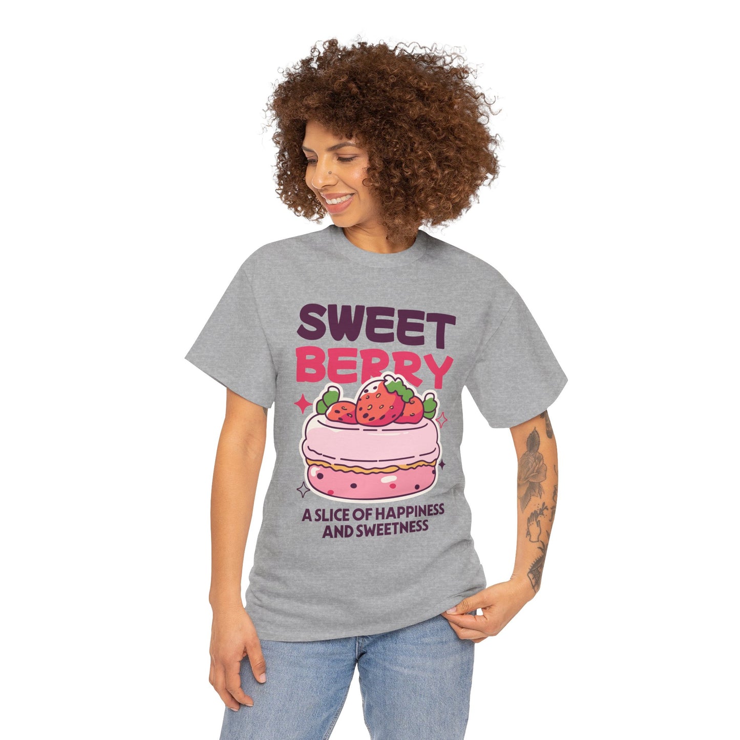 STRAWBERRY CAKE - Dessert (Basic Tee)