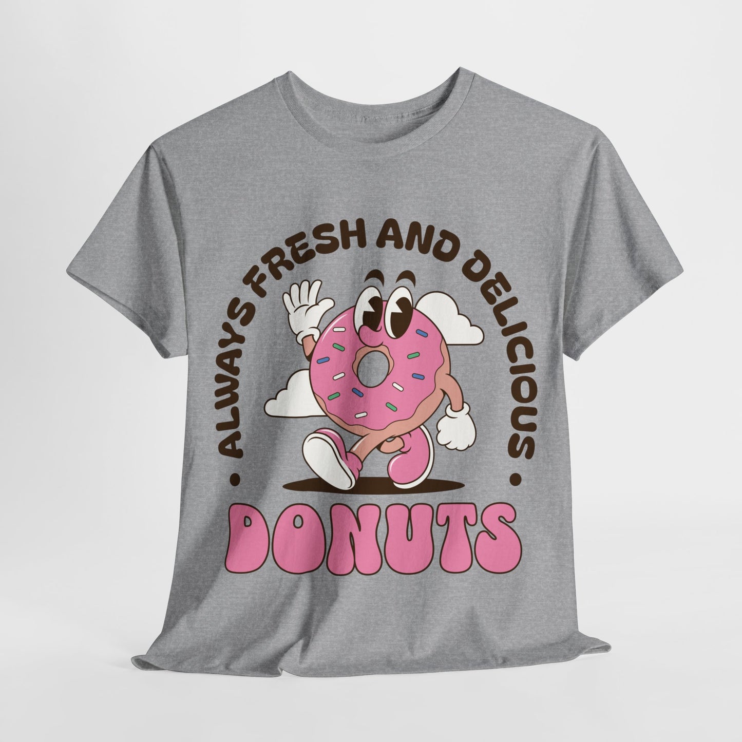 RASPBERRY GLAZED DONUT - Dessert (Basic Tee)