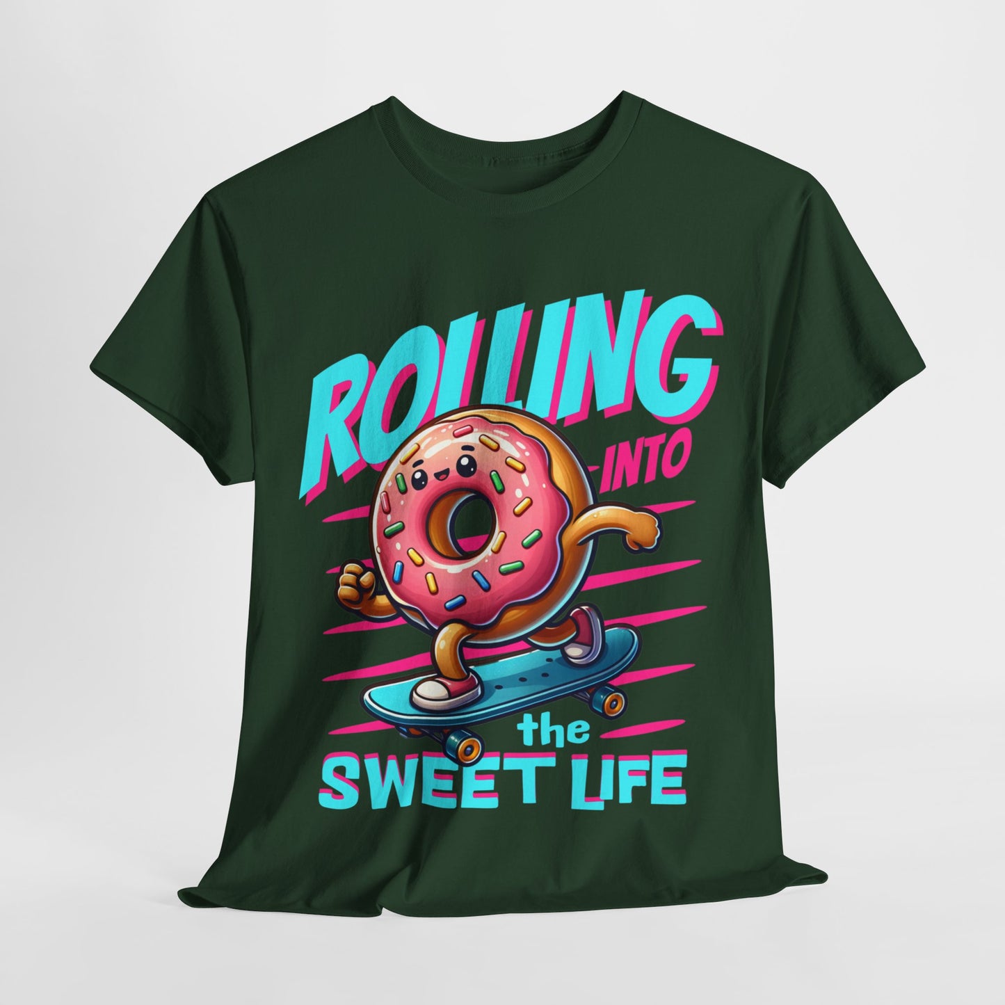 CINNAMON ROLL DONUT - Dessert (Basic Tee)