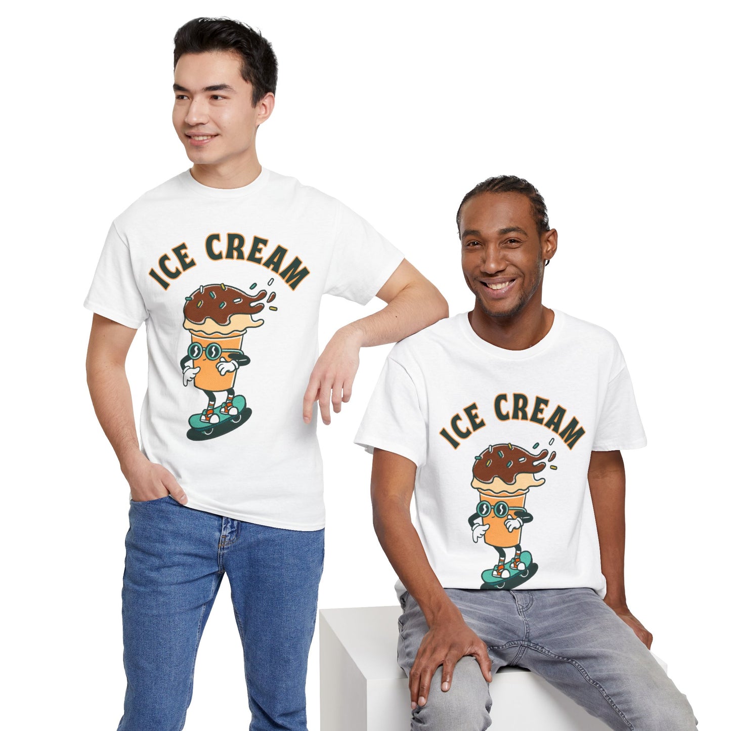 CHOCOLATE ICE CREAM - Dessert (Basic Tee)