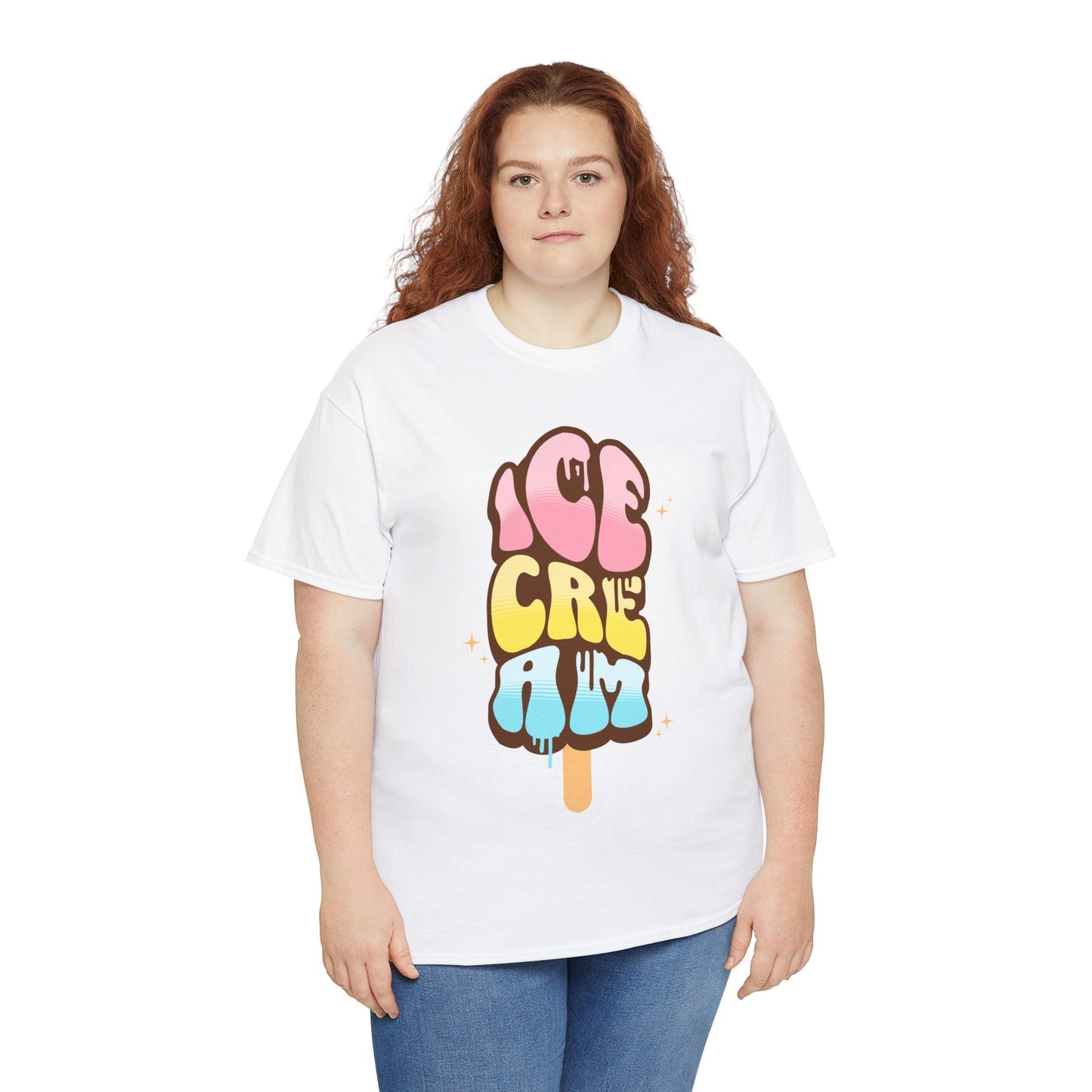 COTTON CANDY ICE CREAM - Dessert (Basic Tee)