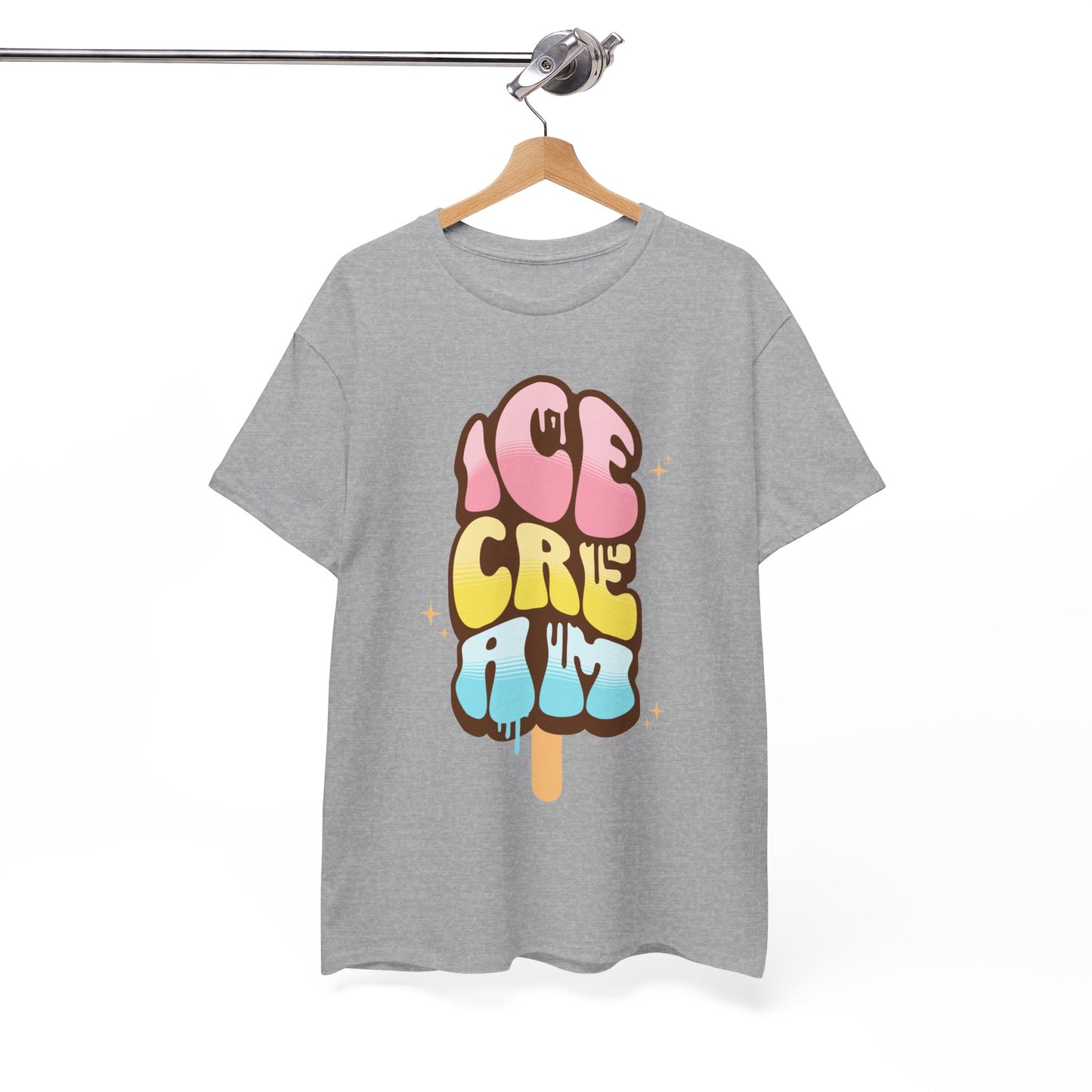 COTTON CANDY ICE CREAM - Dessert (Basic Tee)