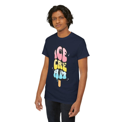 COTTON CANDY ICE CREAM - Dessert (Basic Tee)