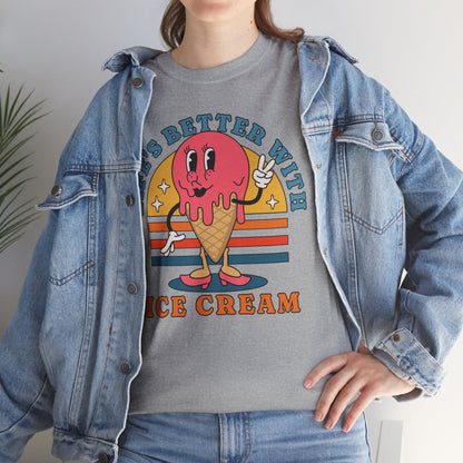 STRAWBERRY ICE CREAM - Dessert (Basic Tee)