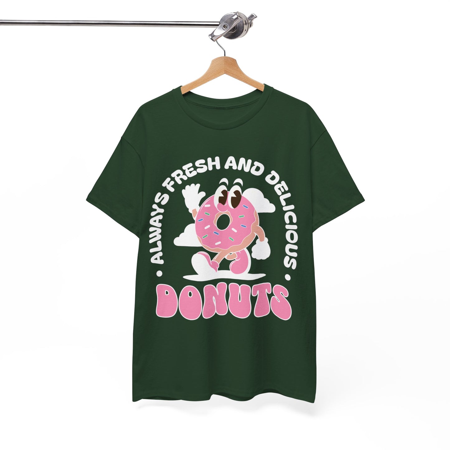 RASPBERRY GLAZED DONUT - Dessert (Basic Tee)